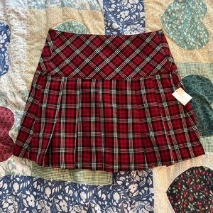 🌹American Eagle y2k red pleated mini skirt🌹